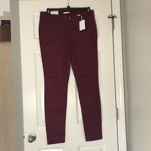 Maroon Lauren Conrad jeggings brand new